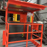 Open type crane cab